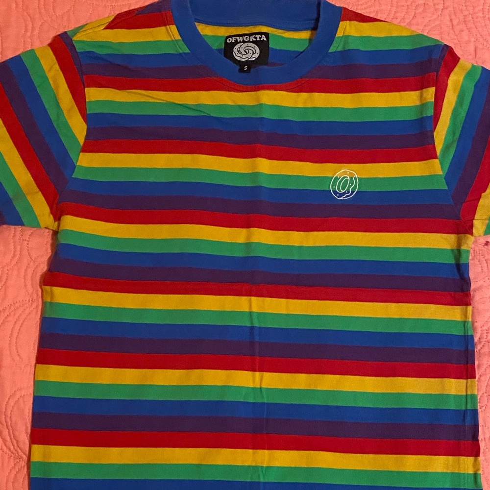 Odd Future Donut Classic Rainbow Striped